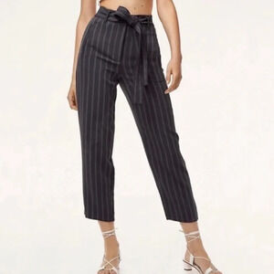 Aritzia Wilfred Front Tie Trouser Pants size 6